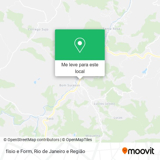 físio e Form mapa