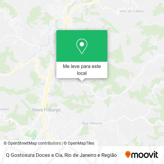 Q Gostosura Doces e Cia mapa