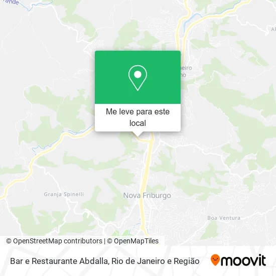Bar e Restaurante Abdalla mapa