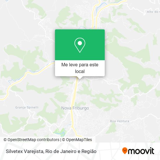 Silvetex Varejista mapa