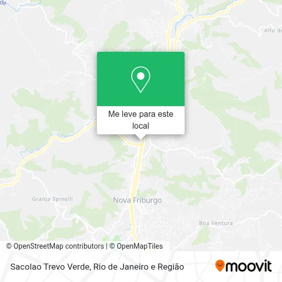 Sacolao Trevo Verde mapa