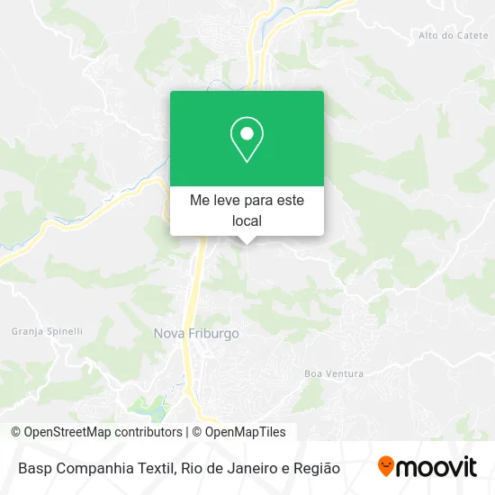 Basp Companhia Textil mapa