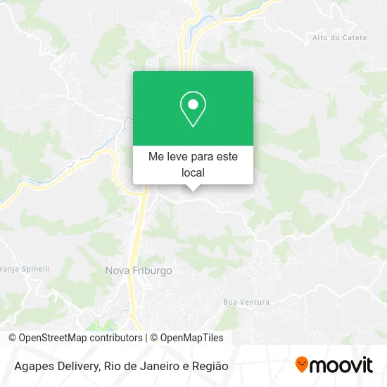 Agapes Delivery mapa