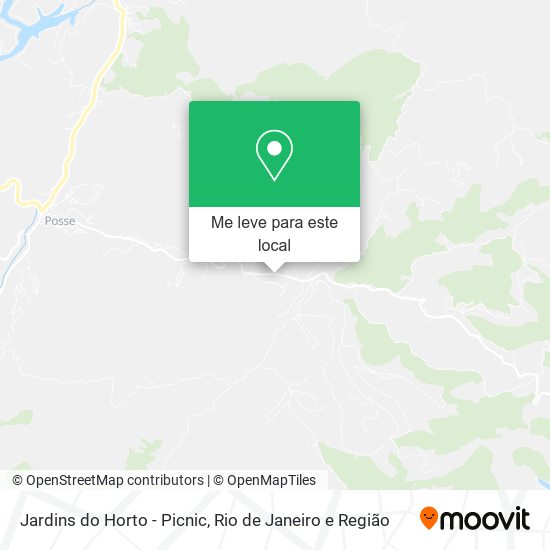 Jardins do Horto - Picnic mapa