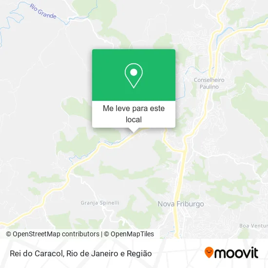 Rei do Caracol mapa