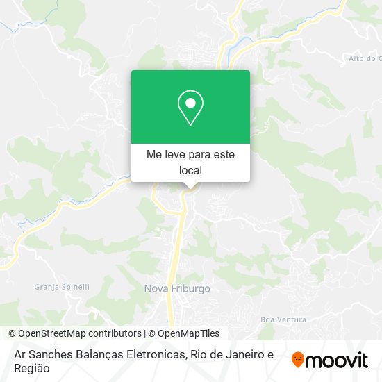 Ar Sanches Balanças Eletronicas mapa