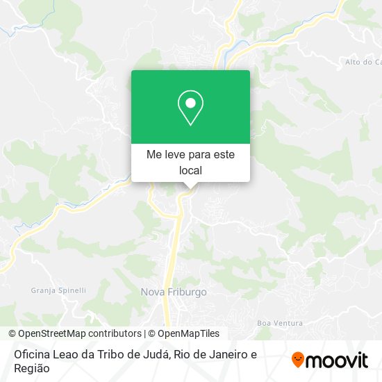 Oficina Leao da Tribo de Judá mapa