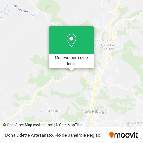 Dona Odette Artesanato mapa