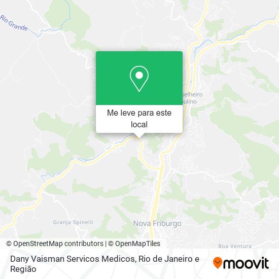 Dany Vaisman Servicos Medicos mapa