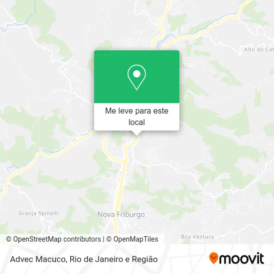 Advec Macuco mapa