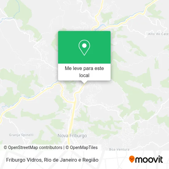 Friburgo Vidros mapa