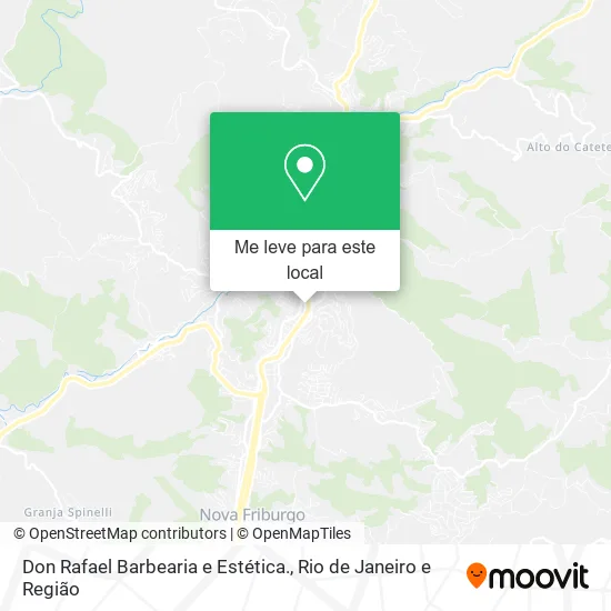 Don Rafael Barbearia e Estética. mapa