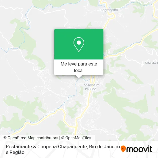 Restaurante & Choperia Chapaquente mapa