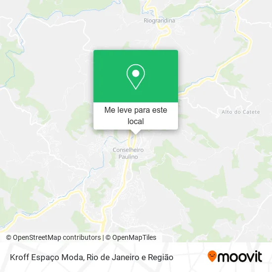 Kroff Espaço Moda mapa