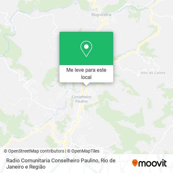 Radio Comunitaria Conselheiro Paulino mapa
