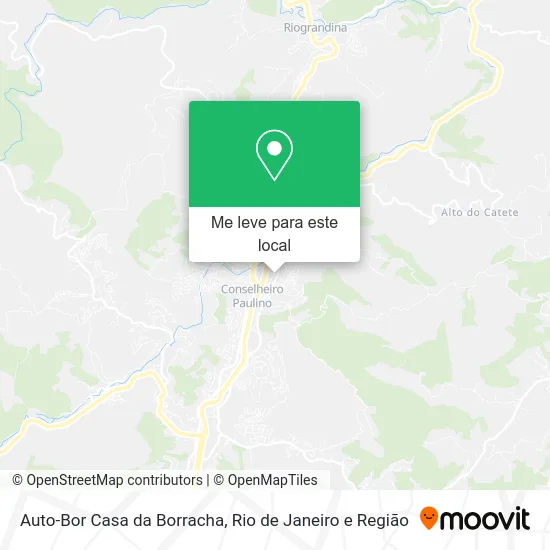 Auto-Bor Casa da Borracha mapa