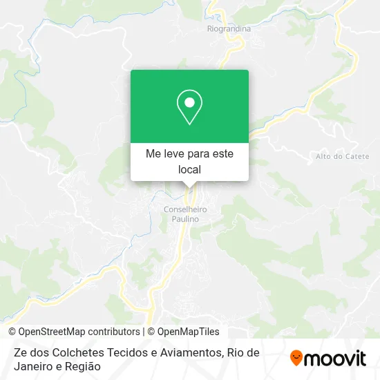 Ze dos Colchetes Tecidos e Aviamentos mapa