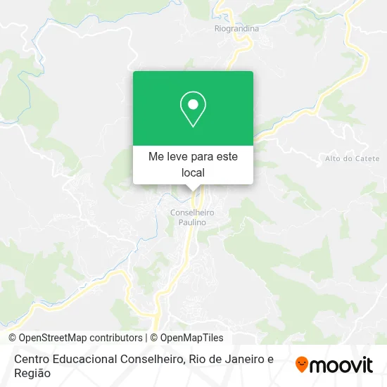 Centro Educacional Conselheiro mapa