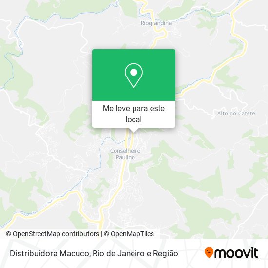 Distribuidora Macuco mapa