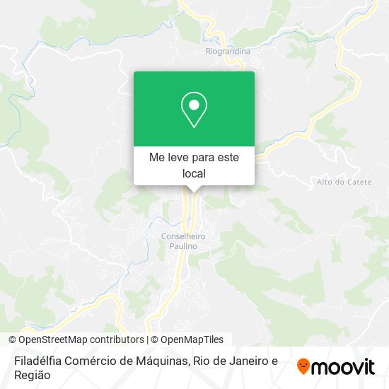 Filadélfia Comércio de Máquinas mapa