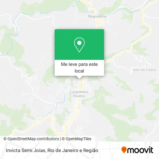 Invicta Semi Joias mapa