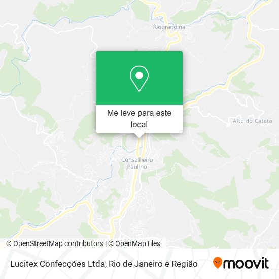Lucitex Confecções Ltda mapa