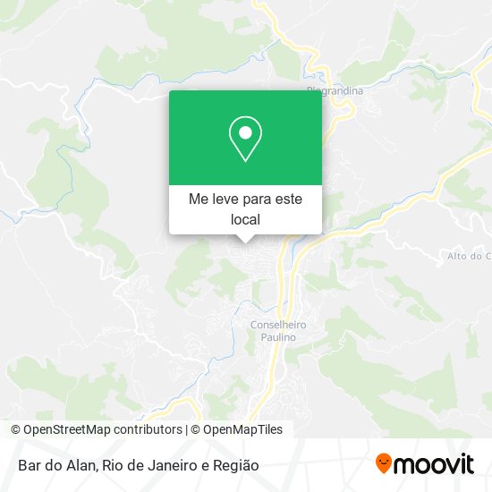 Bar do Alan mapa