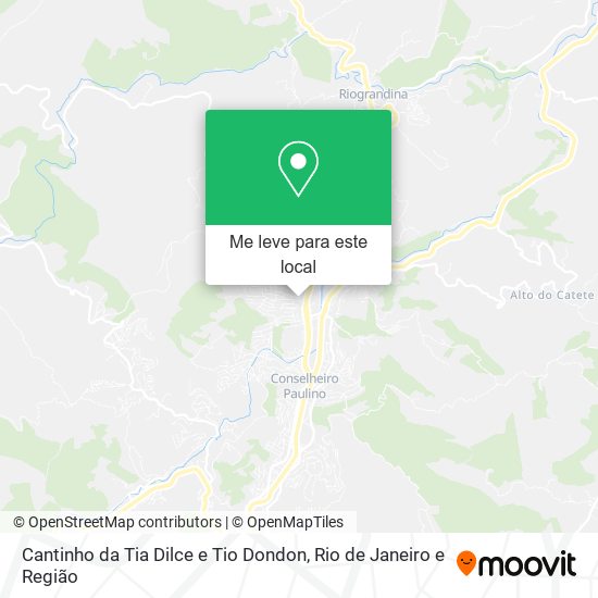 Cantinho da Tia Dilce e Tio Dondon mapa