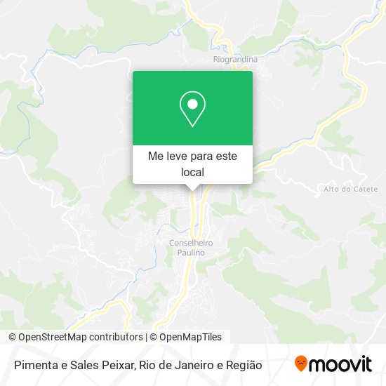 Pimenta e Sales Peixar mapa