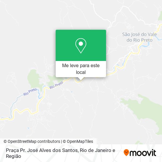 Praça Pr. José Alves dos Santos mapa