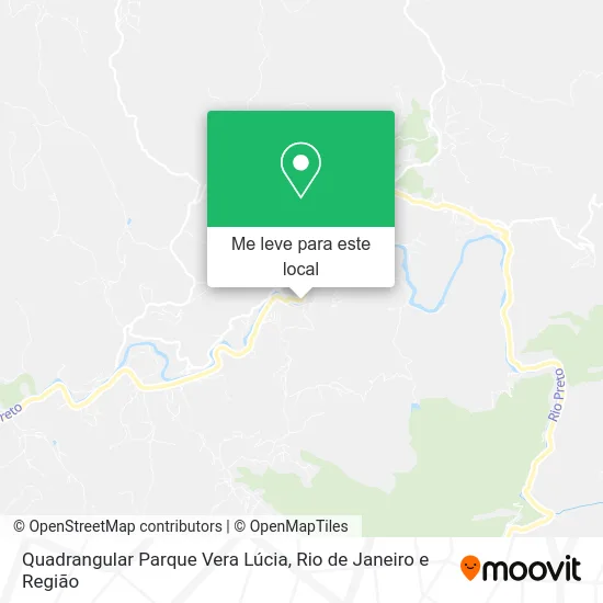 Quadrangular Parque Vera Lúcia mapa