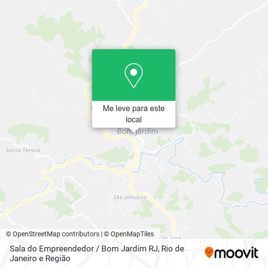 Sala do Empreendedor / Bom Jardim RJ mapa