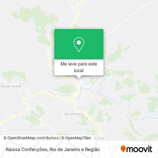 Raissa Confecções mapa