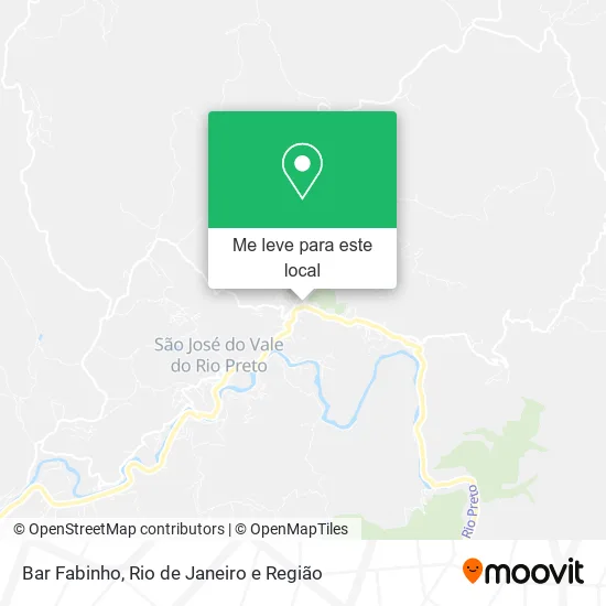 Bar Fabinho mapa
