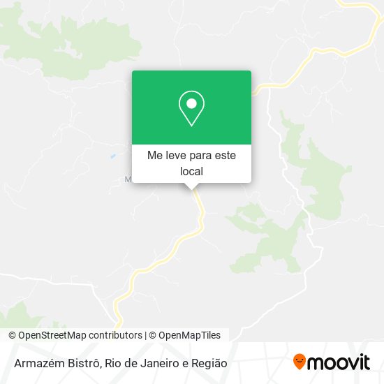 Armazém Bistrô mapa