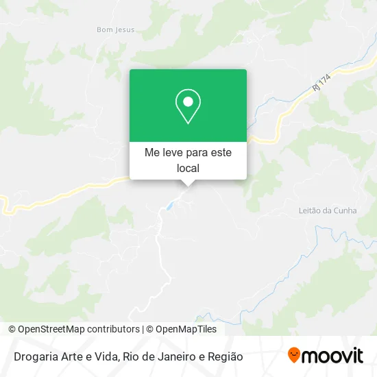 Drogaria Arte e Vida mapa