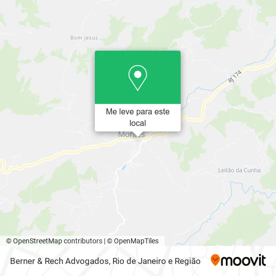 Berner & Rech Advogados mapa