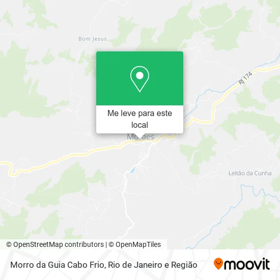 Morro da Guia Cabo Frio mapa