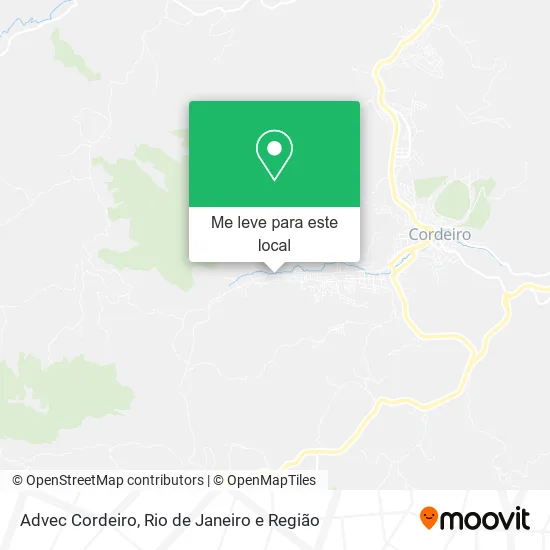 Advec Cordeiro mapa