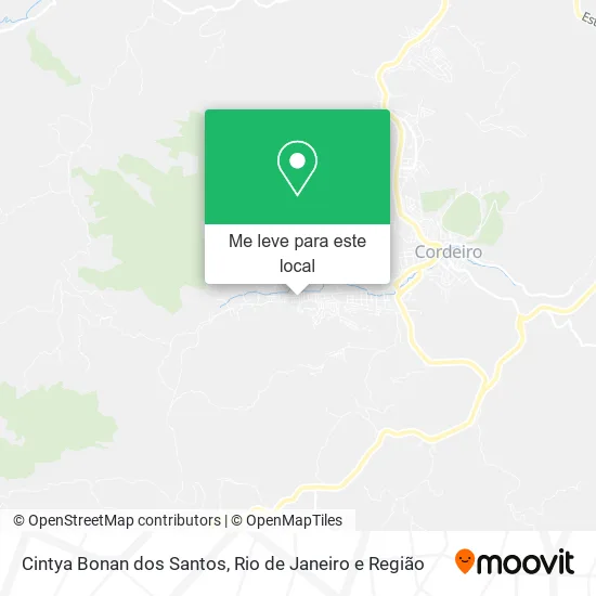 Cintya Bonan dos Santos mapa