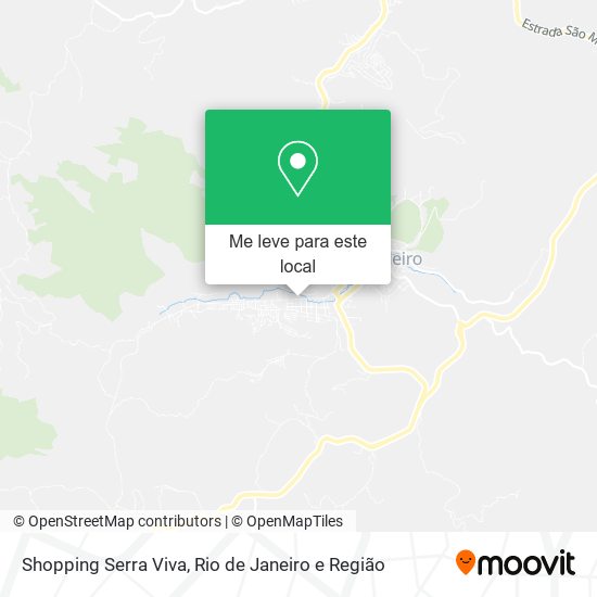 Shopping Serra Viva mapa