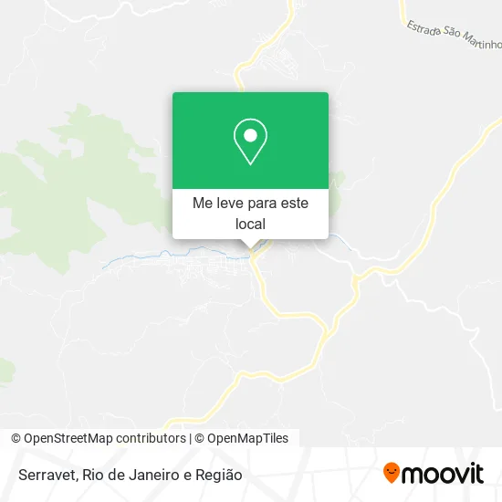 Serravet mapa