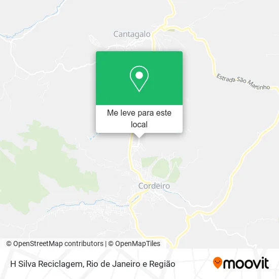 H Silva Reciclagem mapa