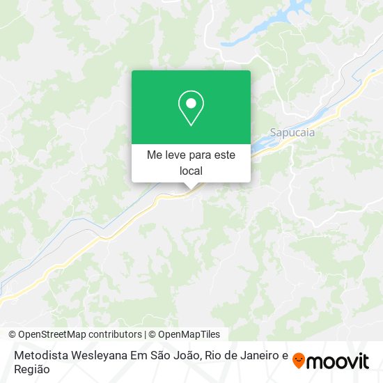 Metodista Wesleyana Em São João mapa