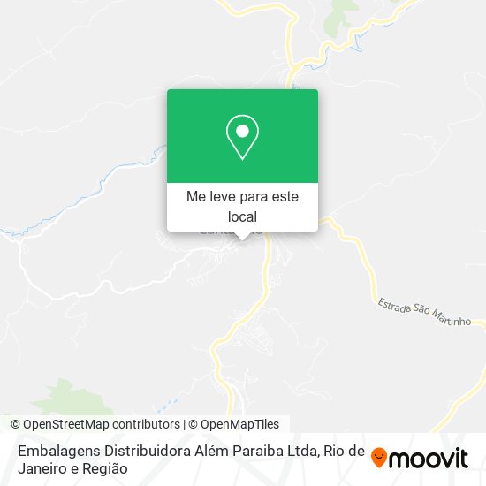 Embalagens Distribuidora Além Paraiba Ltda mapa