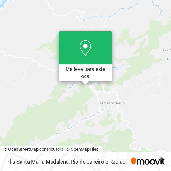 Phs Santa Maria Madalena mapa