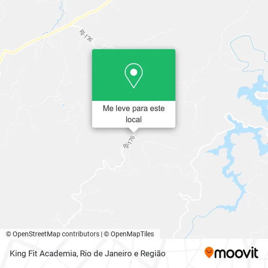King Fit Academia mapa