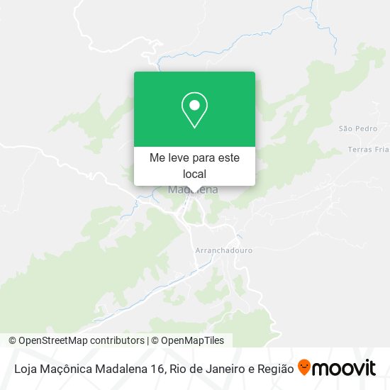 Loja Maçônica Madalena 16 mapa