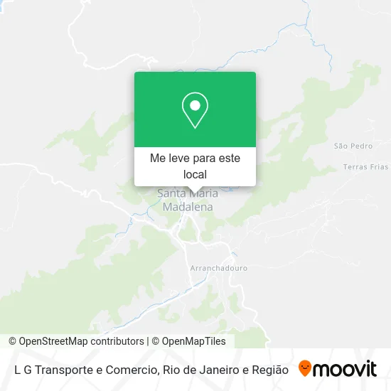 L G Transporte e Comercio mapa