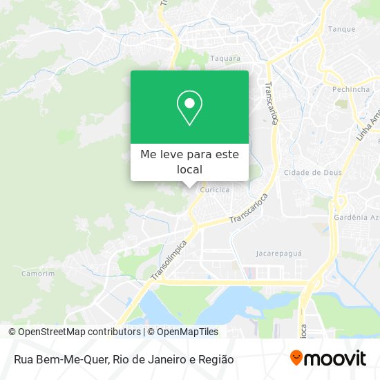 Rua Bem-Me-Quer mapa